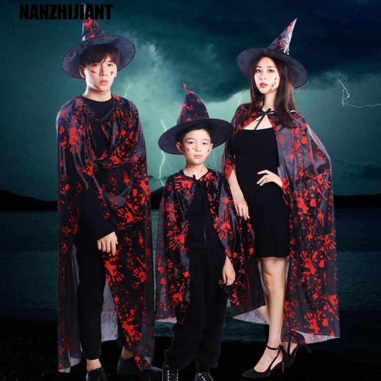 NANZHIJIANT Conjunto De Chapéu Com Capa De Bruxa 
