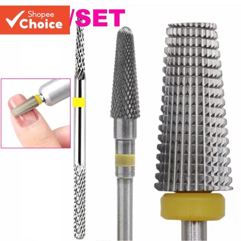 Kit 3 Brocas Profissionais De Tungstênio Gel Unha