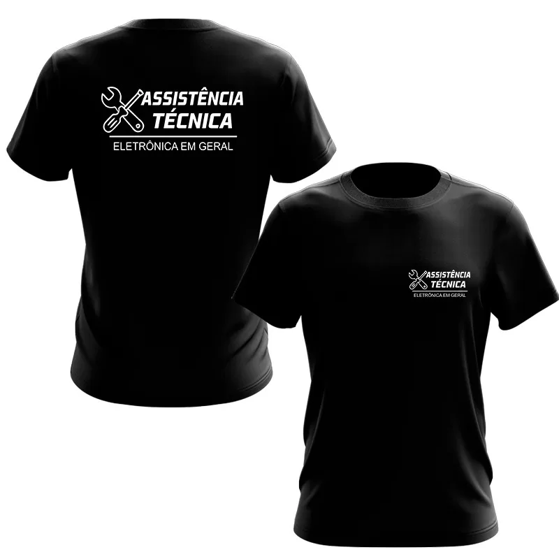 Camiseta Assistência Técnica Eletrônica Em Geral Uniforme