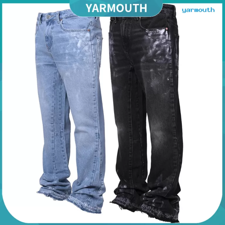 [YAR] Calça Jeans Masculina Vintage Casual Reta C