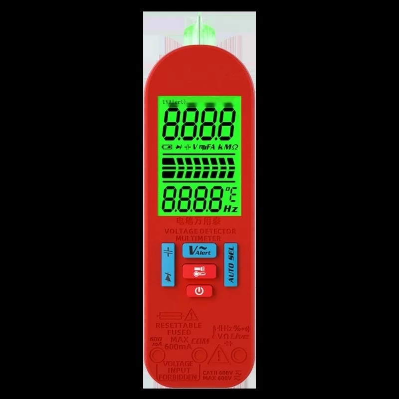 Multímetro De Caneta Anti-Queima Inteligente De Alta Precisão Recarregável Totalmente Automático Ten