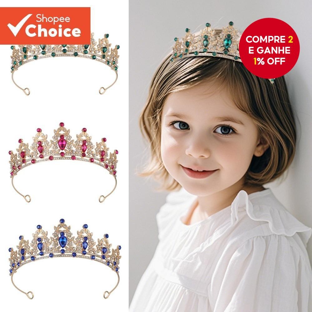 Tia ra Barroca Nupcial , Coroa De Casamento De Cristal Europeu , Argola De Cabelo De Liga Colorida P