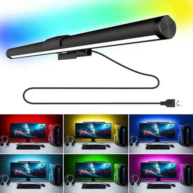 Luz de Tela RGB para Monitor com Toque, Iluminaç