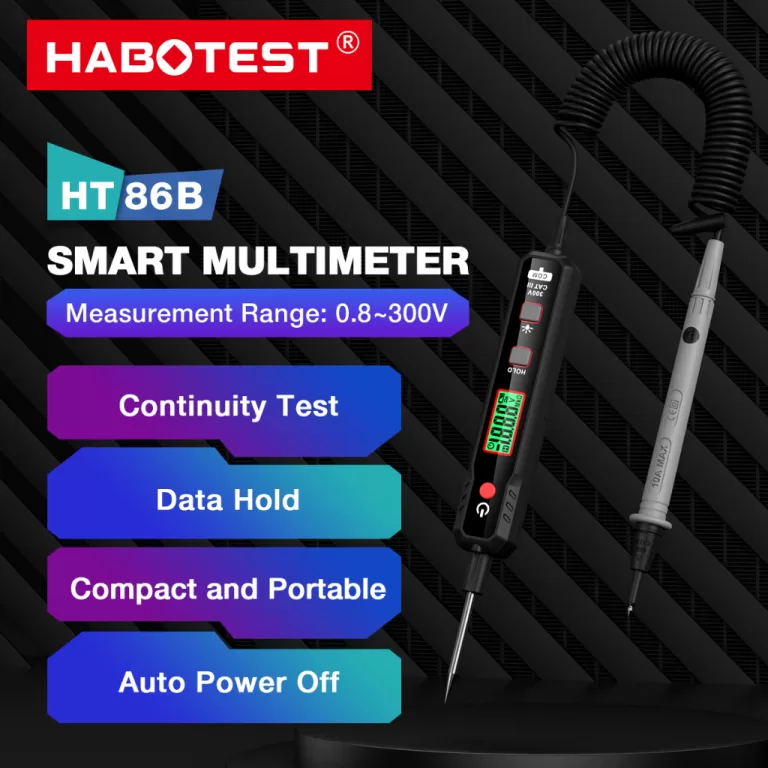 HABOTEST HT86B Multímetro Tipo Caneta 300V AC/DC 