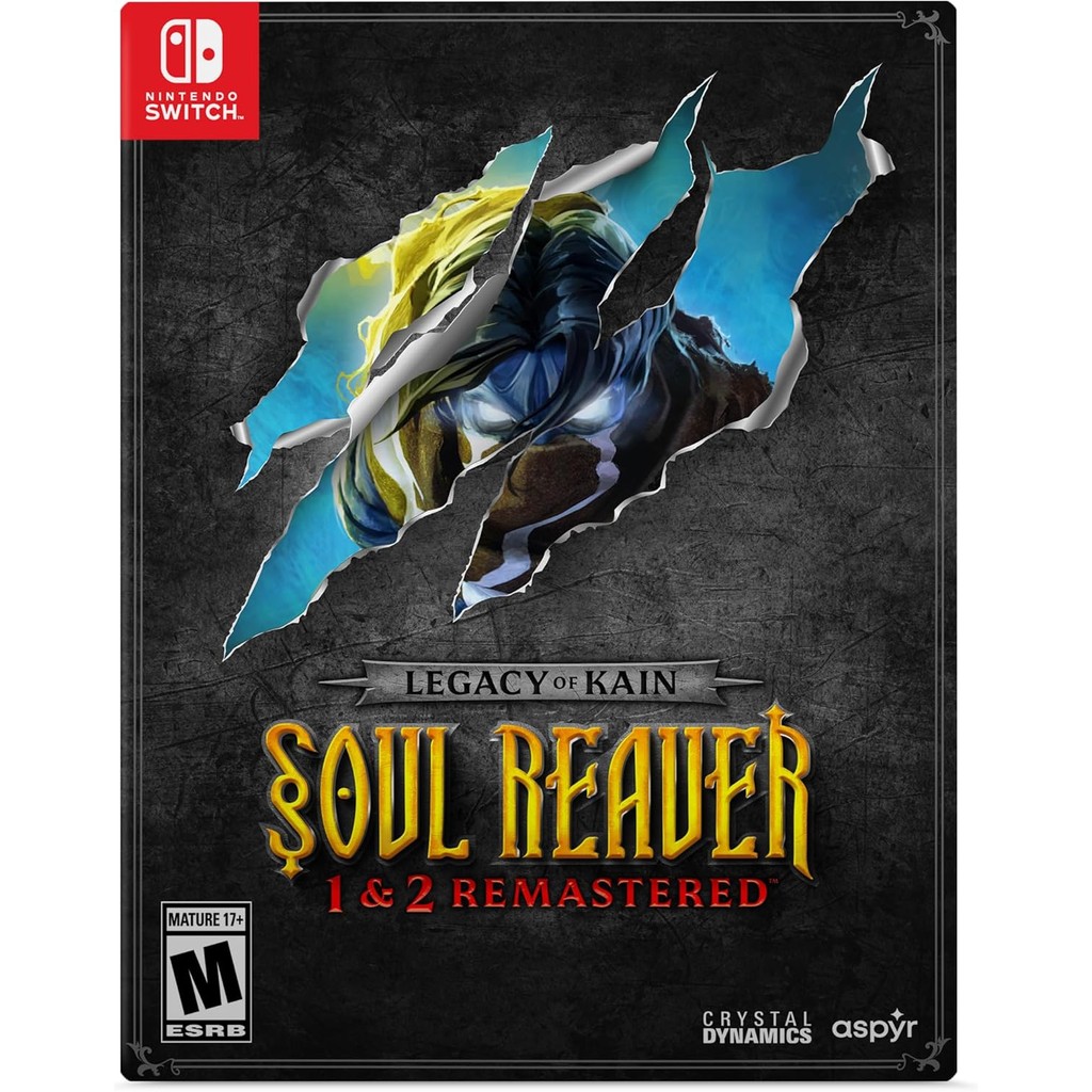 Legacy Of Kain Soul Reaver 1E 2 Remastered Deluxe Edition Switch Midia Fisica