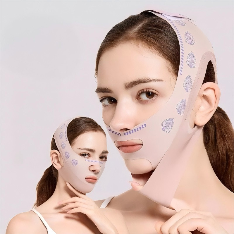 Máscara poderosa de bandagem de levantamento Facial, levantamento Facial com aparência Facial em V