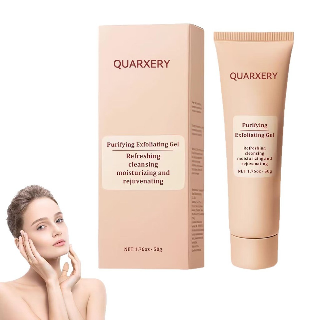 QUARXERY 50g Gel Esfoliante Purificante Corporal de Limpeza Profunda