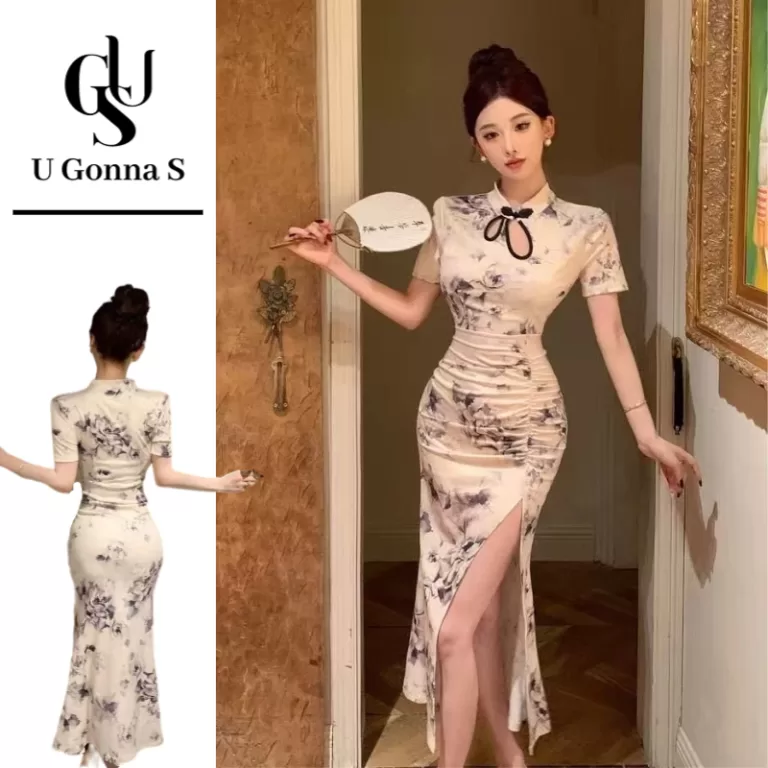 Vestido U Gonna S Feminino Longo Cheongsam 2025 Co