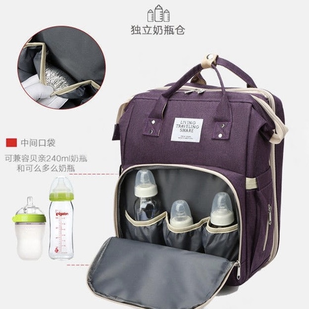 Mochila Maternidade Bolsa Mamãe Bebê Multifunç