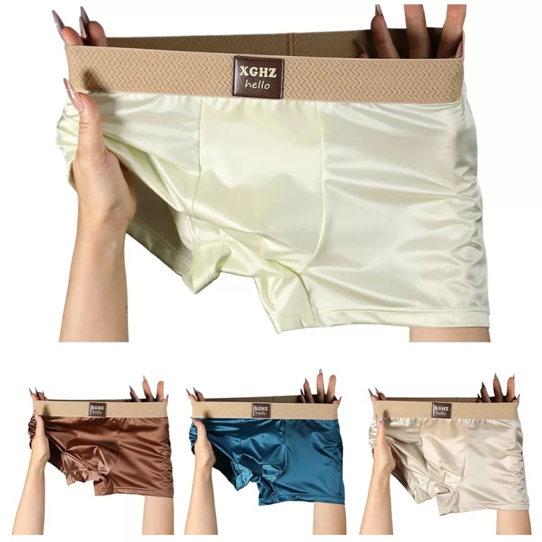 [Novo] Shorts Boxer Masculinos Sólidos E Lisos , 
