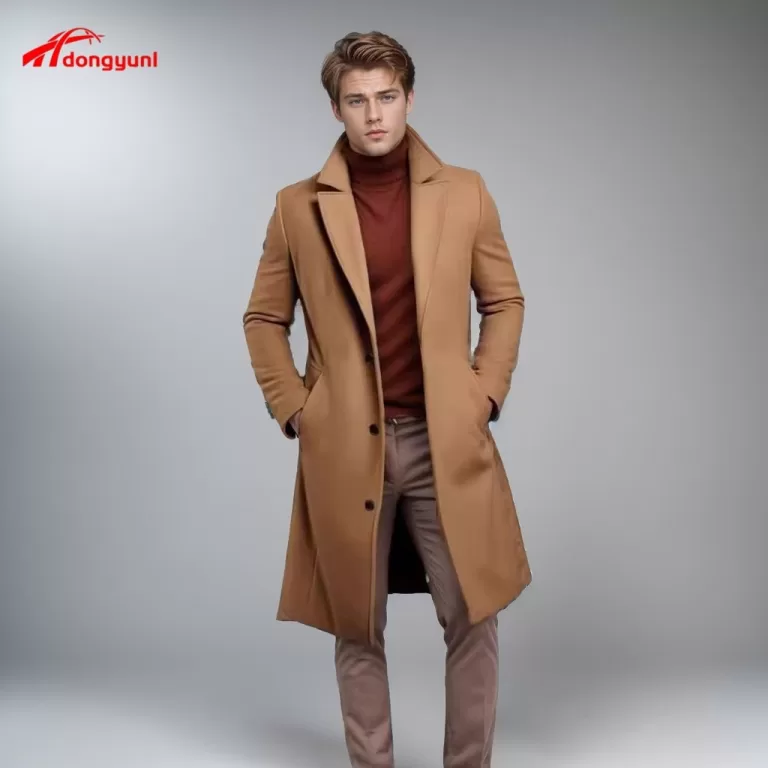 Sobretudo Longo Elegante Masculino , Clássico De 