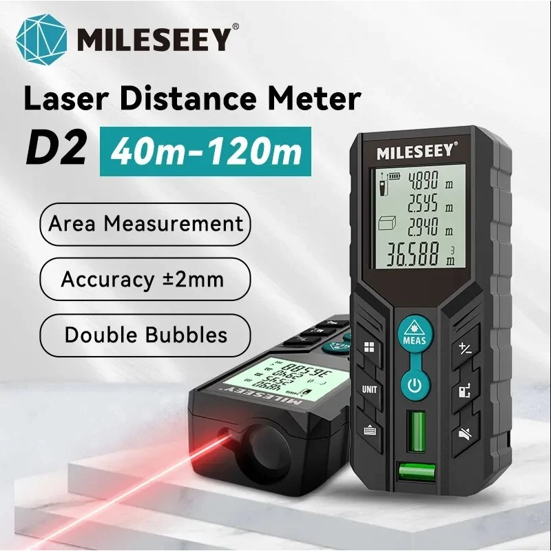 MILESEEY 100M laser Rangefinder Inteligente Ferramenta De Medição Digital Range Finder Alta Precisão