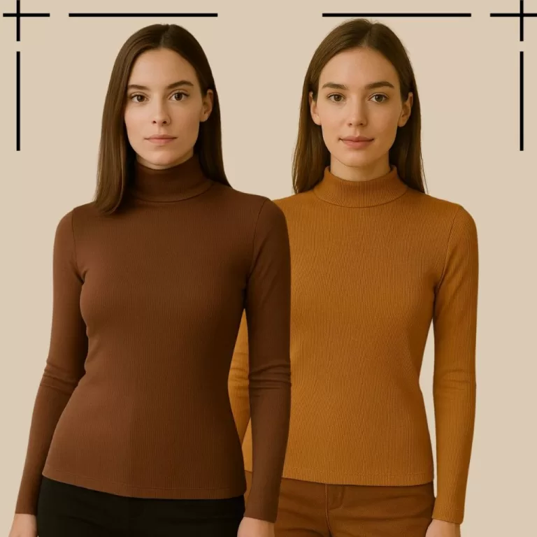 Kit 2 Blusa De Frio Feminina Cacharrel Gola Alta S