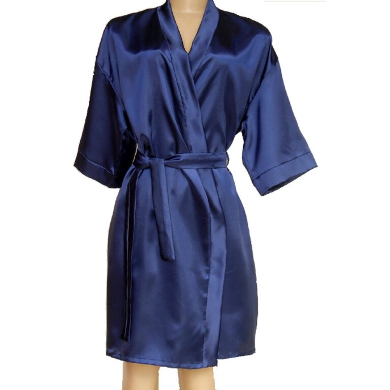 Robe com 1/2 manga em cetim para madrinhas noivas
