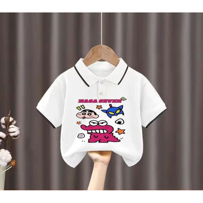 Camisa Polo De Desenho Animado Crayon Shin-chan 20