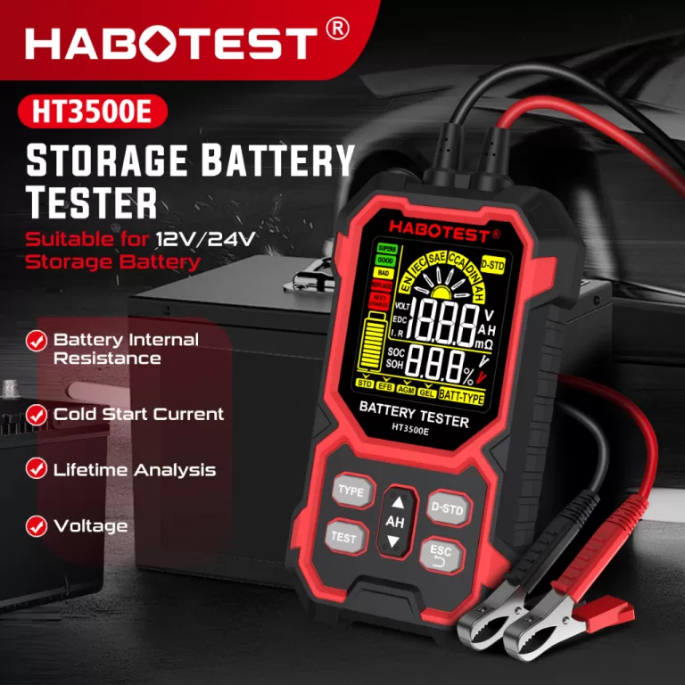 HABOTEST HT3500E Analisador de bateria de carro pr
