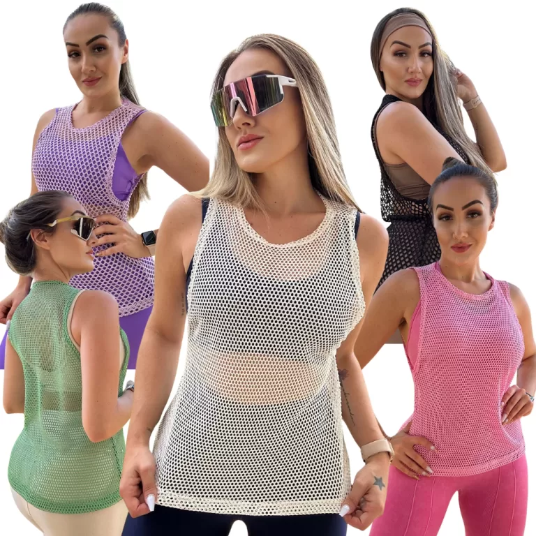 Blusa Feminina Regata Feminina Regatão Arrastão 