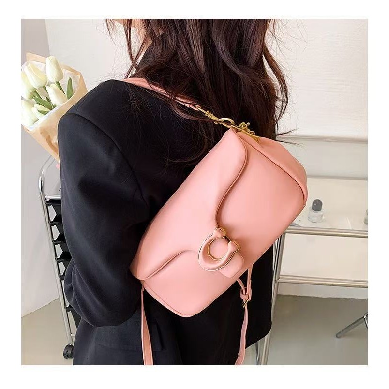 C0AOH Bolsa de mão feminina Bolsa de ombro Crossbody 2025 Fashion Luxury Leather Shopping Bag #6133