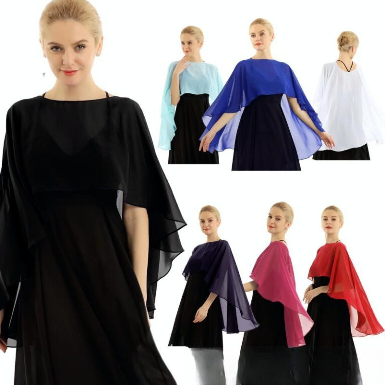 Véus de Casamento Femininos Jaqueta Xale Chiffon 