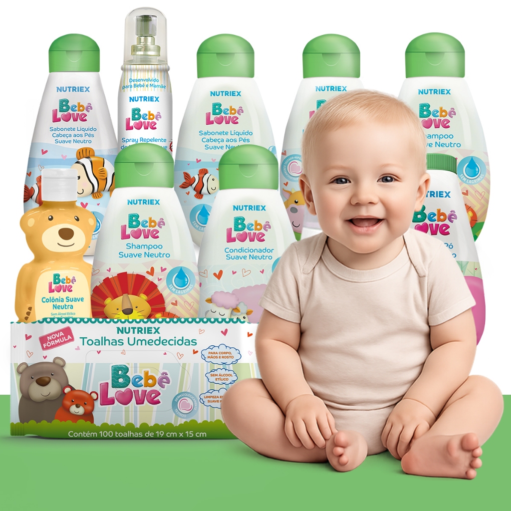 Linha Cuidados Bebe Love Nutriex – Selecione Nas Variações