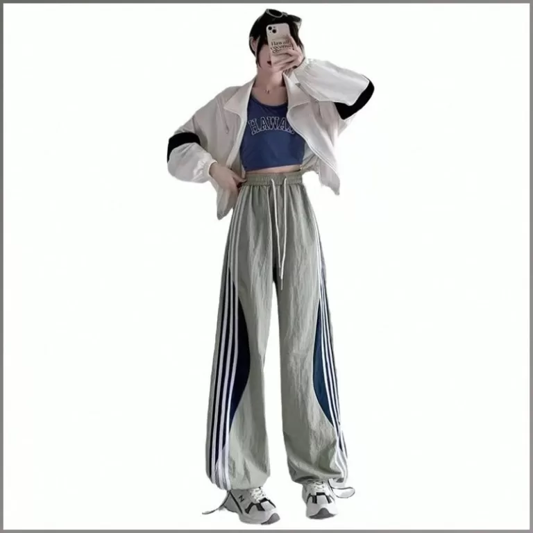 Sweatpants Young People Straight Pants Wide-legged