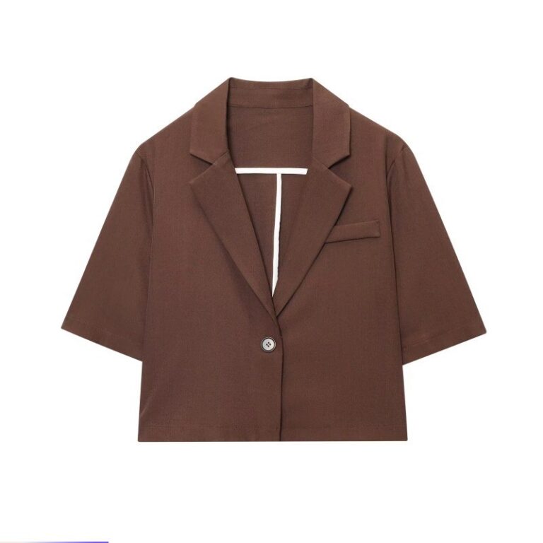 Novo Blazer Curto Feminino 8073149