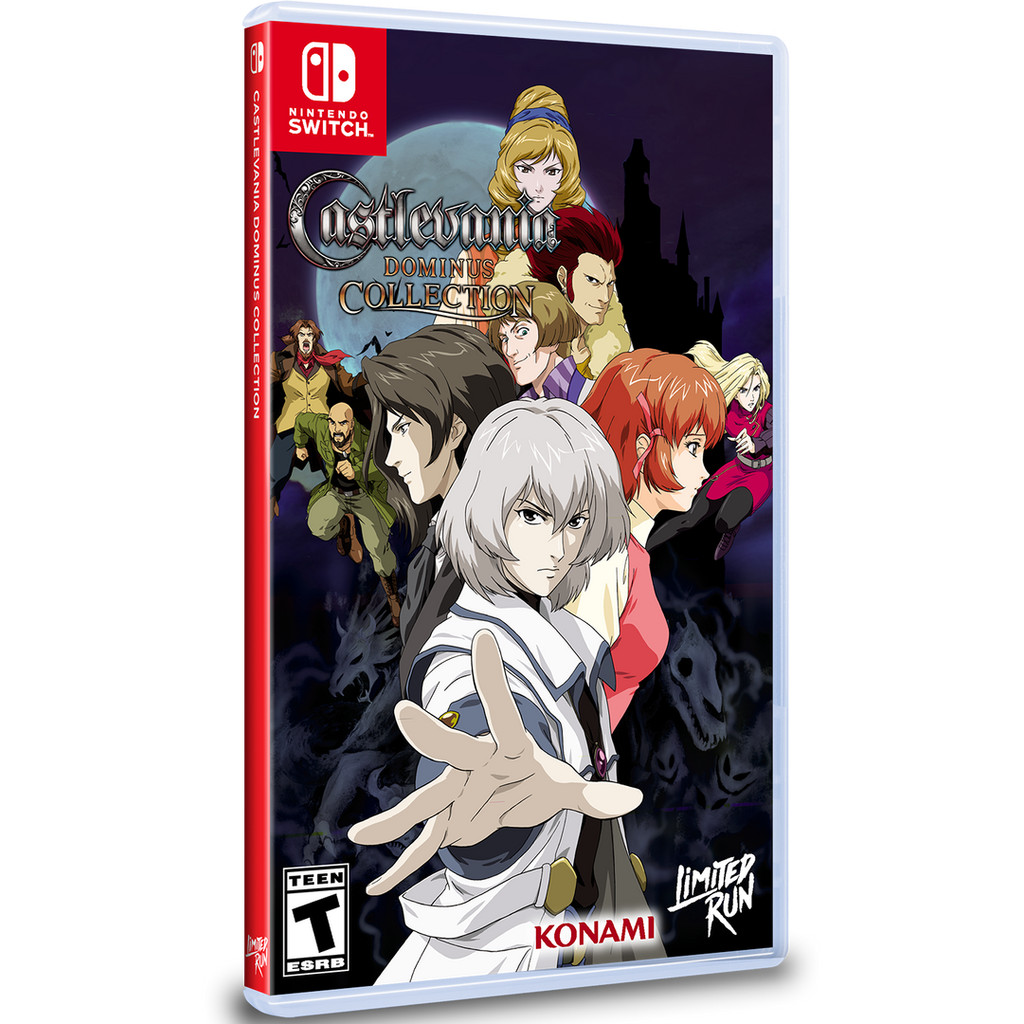 Castlevania Dominus Collection Capa Dawn of Sorrow Switch Limited Run Midia Fisica