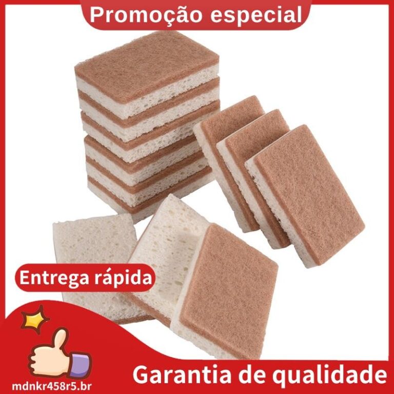 Esponjas Naturais Ecológicas Para Pratos Pacote C