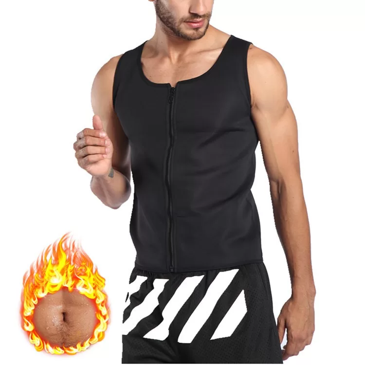 Masculino Neoprene Sauna Terno Quente Corpo Shaper
