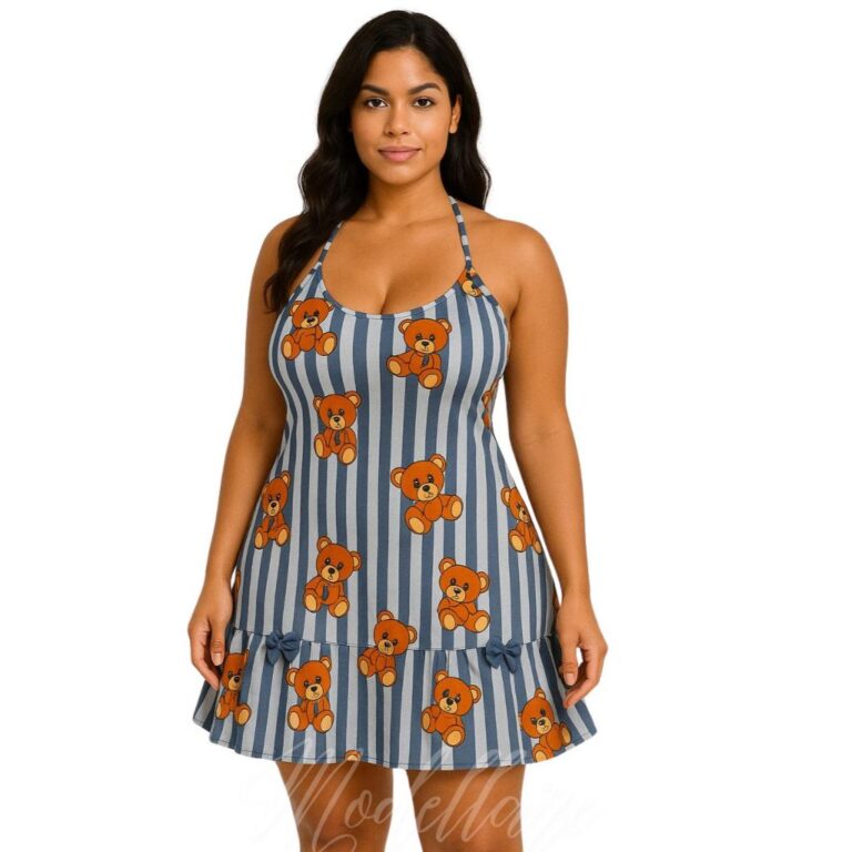 Camisola Feminina sem Bojo Pijama Feminino Natalia