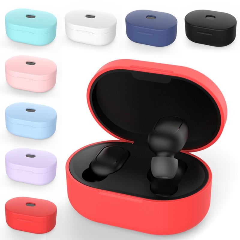 Capa Protetora de Silicone para Xiaomi Redmi Airdots 1 2 NÃO INCLUI FONES DE OUvido