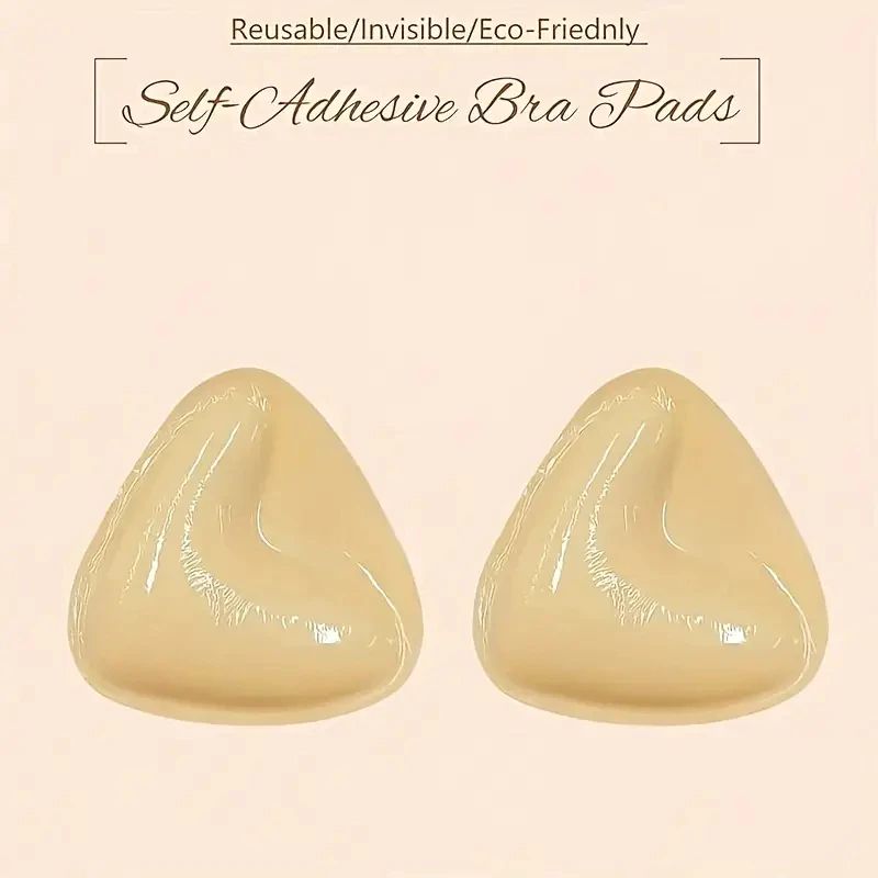 Almofadas Adesivas Invisíveis para Sutiã com Efeito Push-Up  Inserções de Elevação Instantânea para