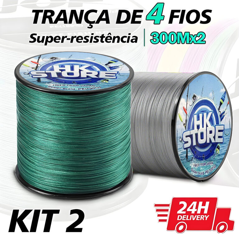 Kit 1-2 3-500M Mordida Previne Linha De Pesca Tran