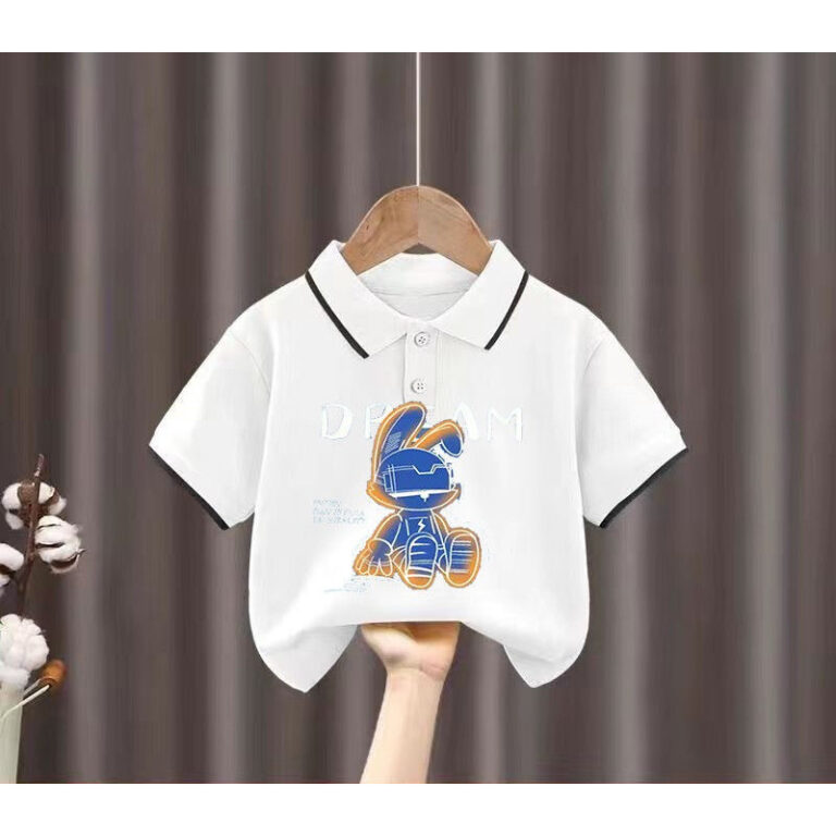 Camisa Polo Com Estampa De Coelho Robô 2025 Para 