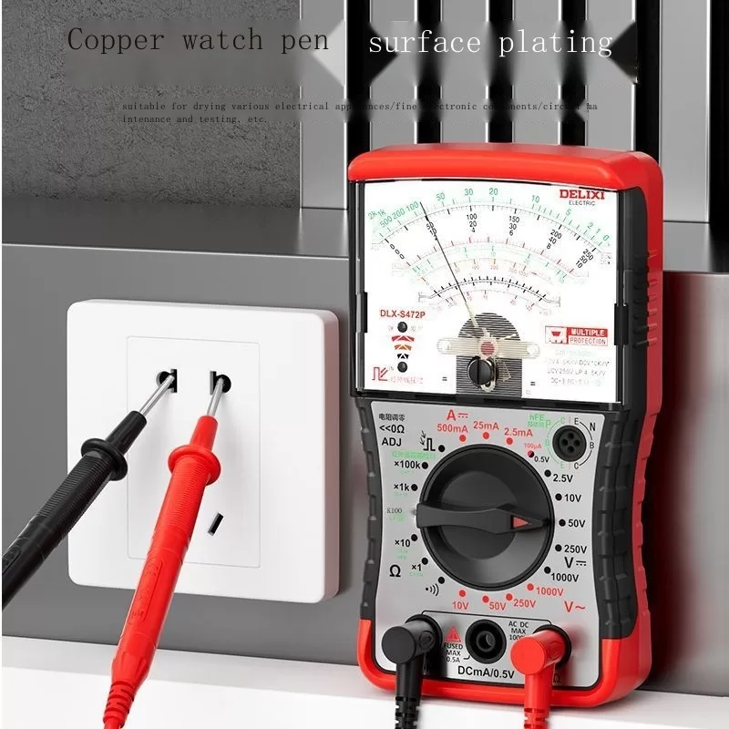 Ponteiro Elétrico Multímetro Tensão Resistência De Corrente Ligar E Desligar Detecção Manutenção De