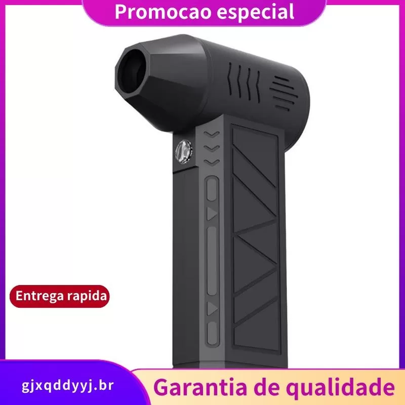 Mini Soprador De Ar Com Bico Extra 130000RPM Turbo Jet Fan Velocidade Do Vento 39.5m/S Ventilador El
