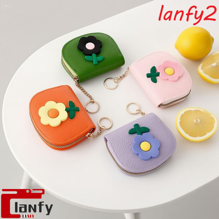 Bolsa Para Cartão De Flor De Desenho Animado LANF