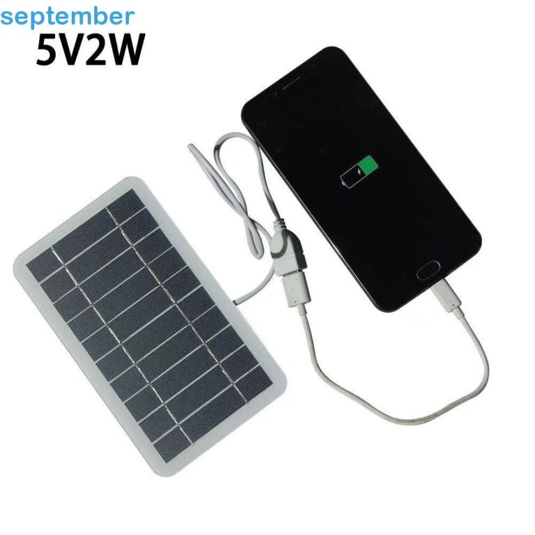 Painel De Carregador Solar USB SEPTEMBERB , 5V 2W 