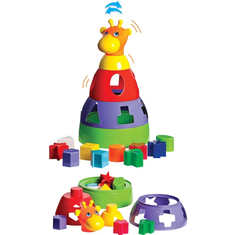 Brinquedo para Bebê Educativo 1 ano Girafa Didát