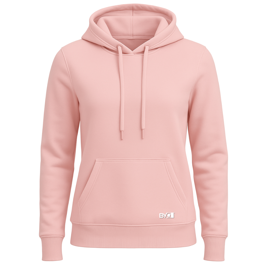 Blusa de Frio Moletom Feminino Flanelado C/ Capuz Canguru Lisa Casual Para Inverno Maramiss Unissex