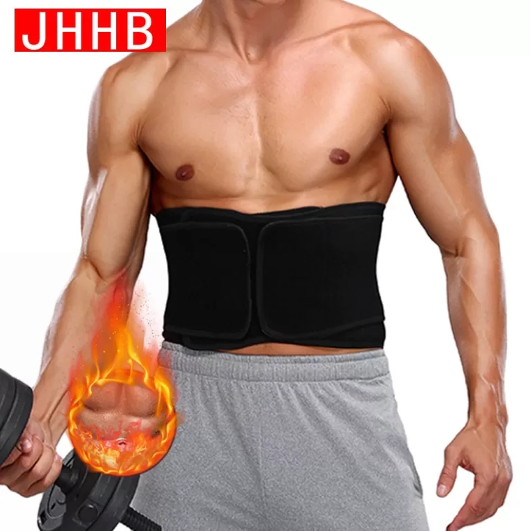 JHHB Emagrecimento Suor Sauna Cinta Duplo Controle