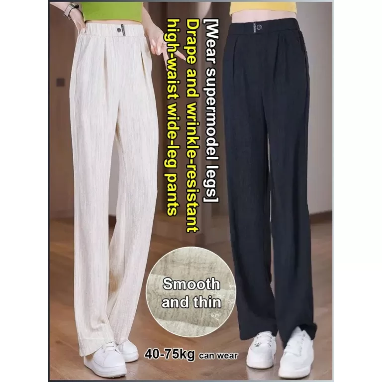 Casual Pants Elegant Drape Thin Casual Long Casual