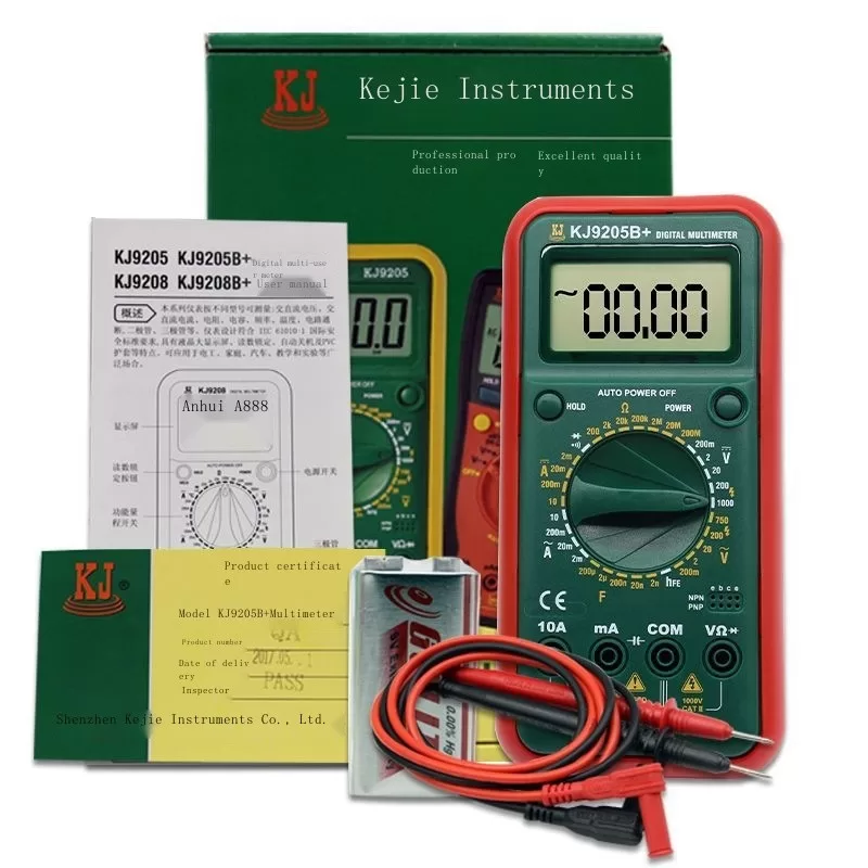 Multímetro Digital Proteção Contra Sobrecarga De Alcance Completo Anti-Queimadura Original