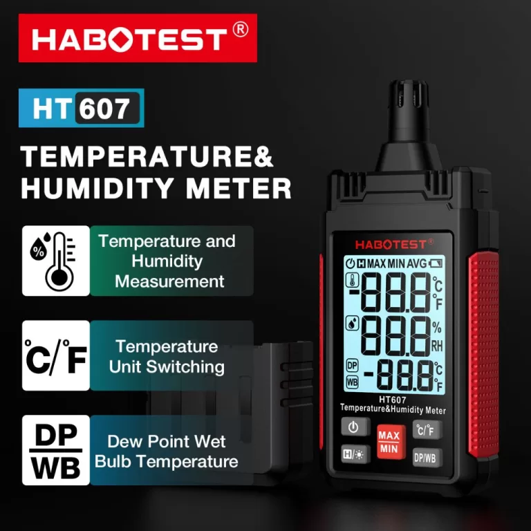 HABOTEST HT607 Hidrômetro digital de alta precis