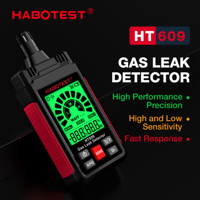 HABOTEST HT609 Detector De Vazamento De Gás Alarm