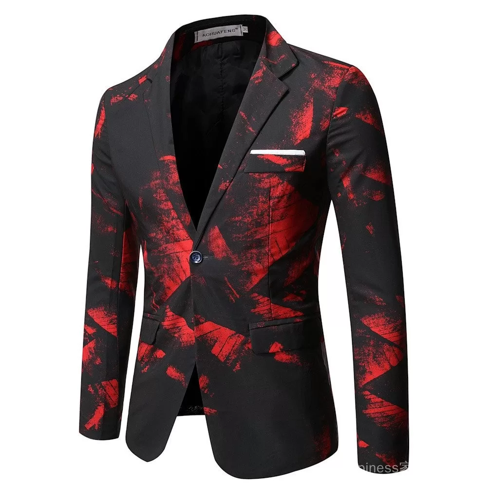 Envio em 24 horas  Nova Moda Masculina 2024 Terno Casual Coreano Slim Fit Business Profissional For