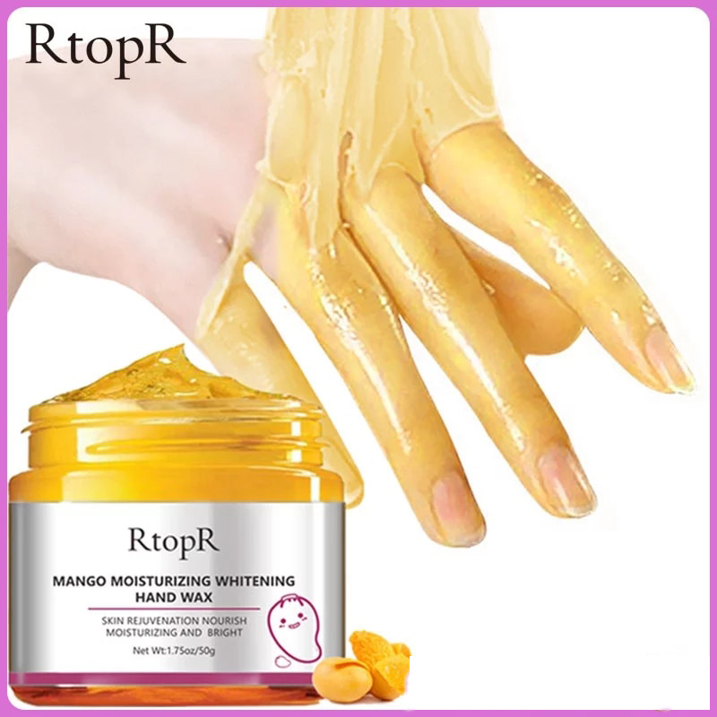Rtopr Mango Máscara De Mãos / Cera Hidratante / Clareadora Para Mãos / Esfoliação / Calos / Anti-Ida