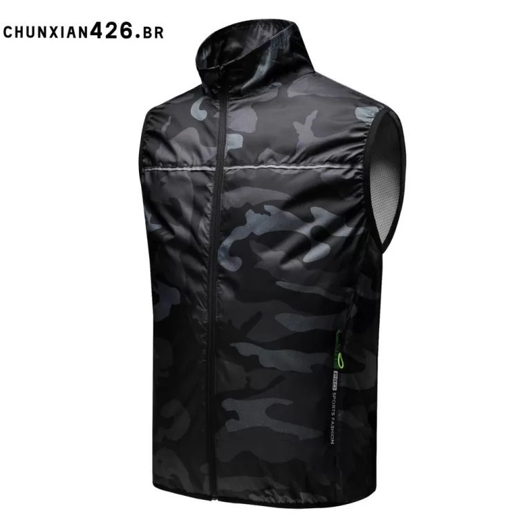 Casaco de ventilador de verão camuflagem ventilad