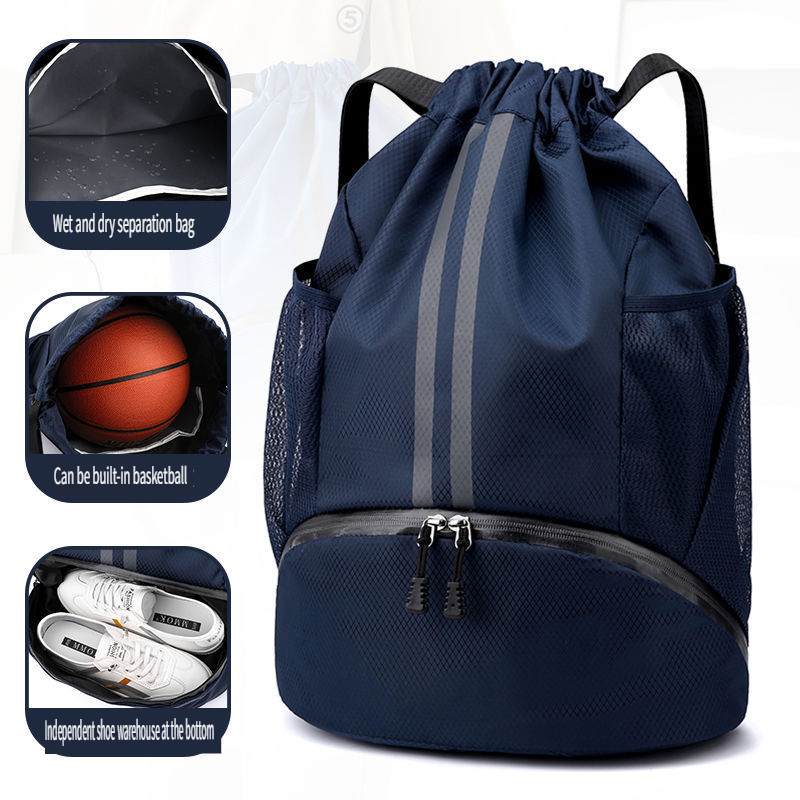 TESHY Basquete Futebol bagpack Natação Unissex Mochila Com Cordão Impermeável-Bolsa De Ginástica , E