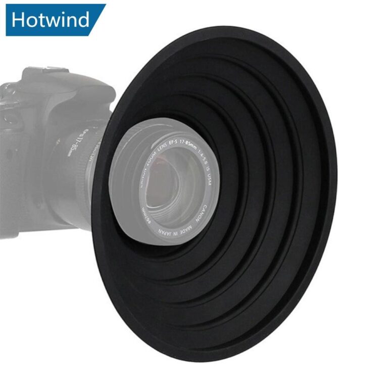 Capa De Lente De Silicone HW Nova Reversível Dobr